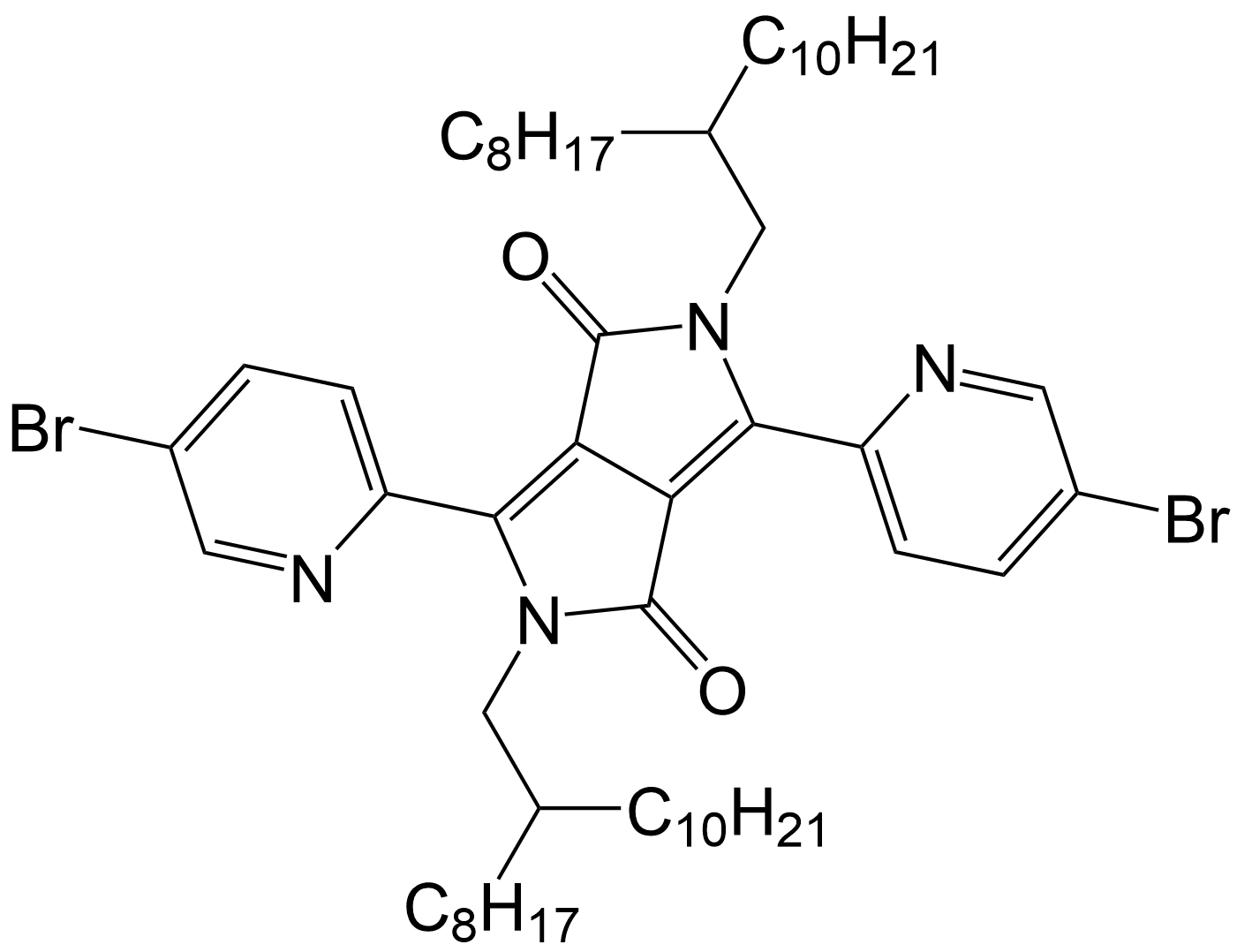 3,6-bis(5-bromopyridin-2-yl)-2,5-bis(2-octyldodecyl)pyrrolo[3,4-c]pyrrole-1,4(2H,5H)-dione/1455028-34-8